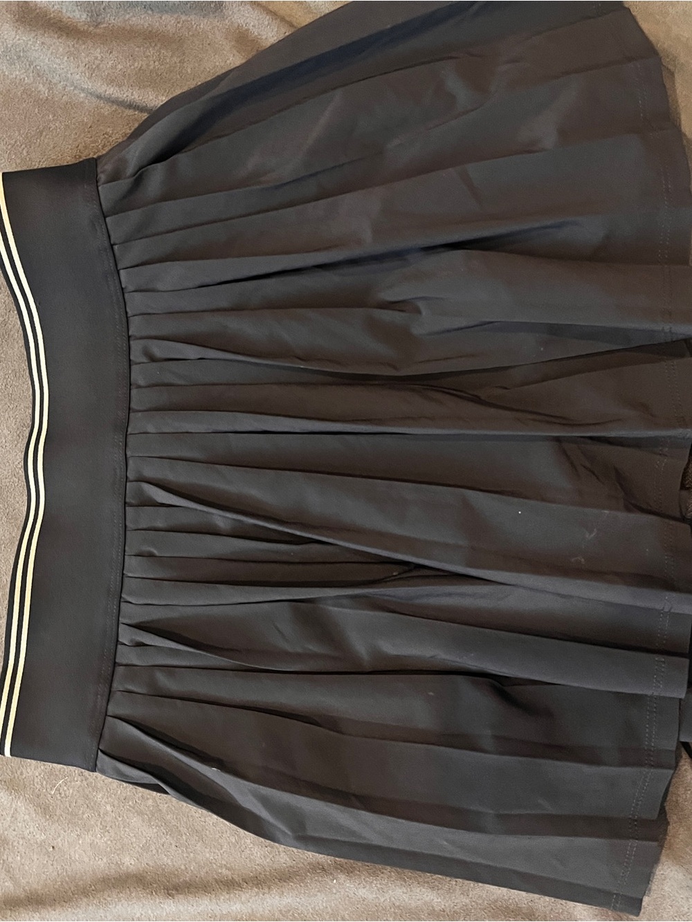 Athleta blue Pleated Skater Skirt with Contrast Waistband medium kid